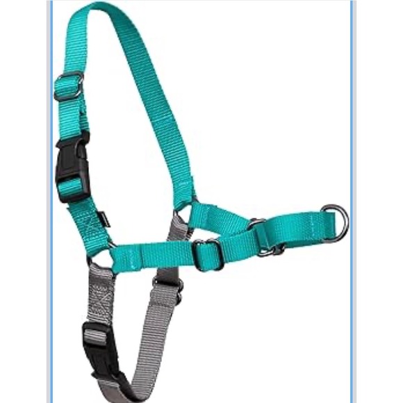 PetSafe Other - PetSafe Easy Walk No Pull Dog Harness Medium Teal Gray Adjustable Training Gear